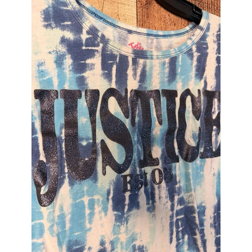 Justice Girls Tie Dye T-Shirt Size XL (16-18). NWT! Short Sleeve Tee.
